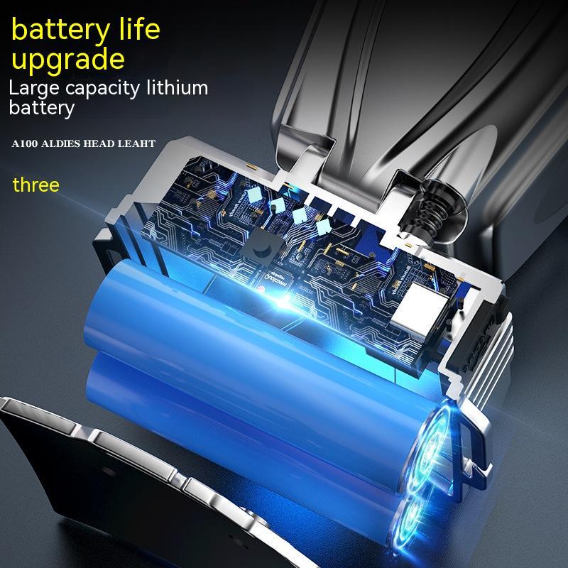 Laptop with a cutaway showing the battery and internal components, highlighting a 'battery life upgrade' feature.