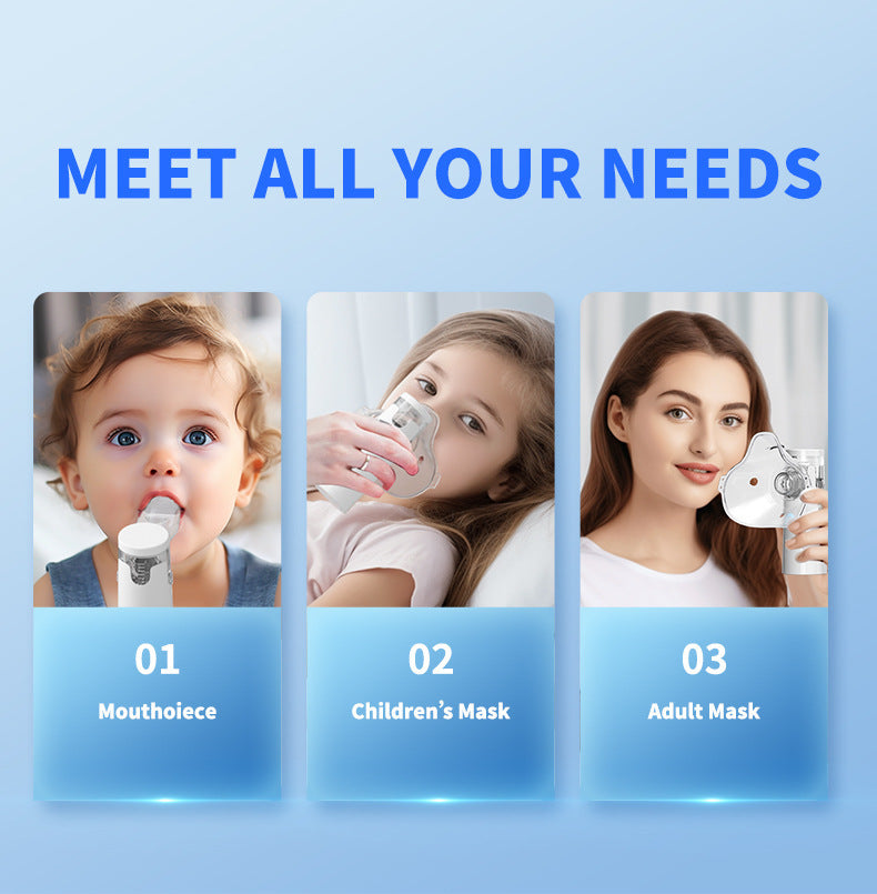 Portable Ultrasonic Nebulizer for Children & Travel 