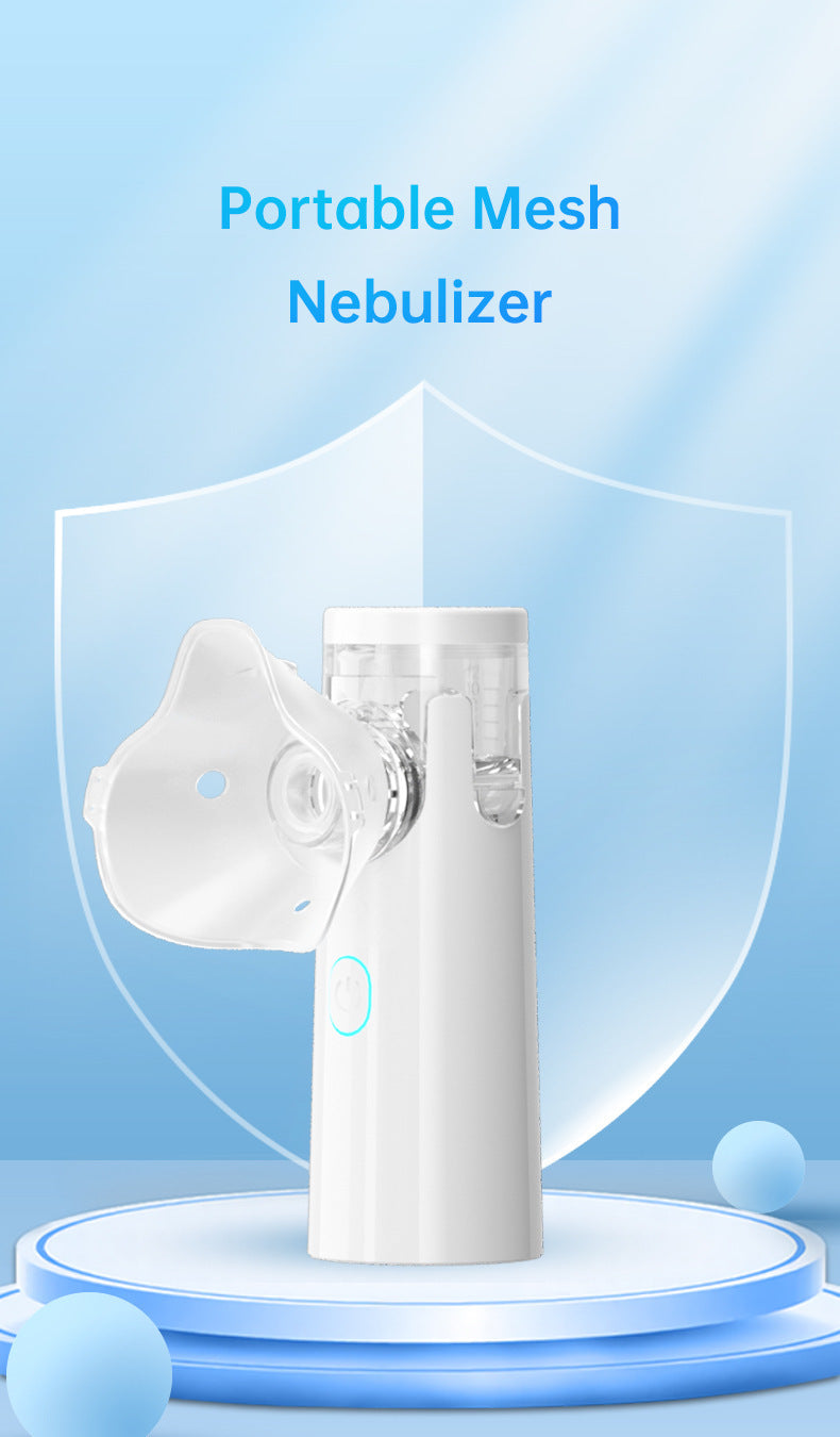Portable Ultrasonic Nebulizer for Children – Handheld Silent Mesh Atomizer for Home & Travel - Trendz Touch