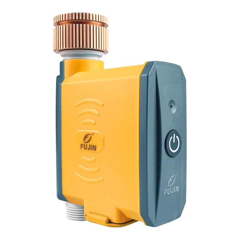 Yellow and gray device with 'FUJIN' branding on a white background