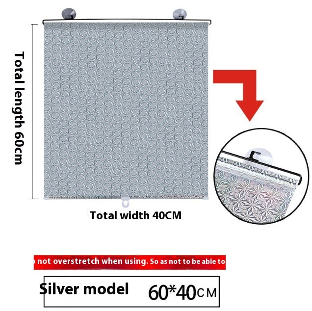 Silver model with dimensions and features on a white background