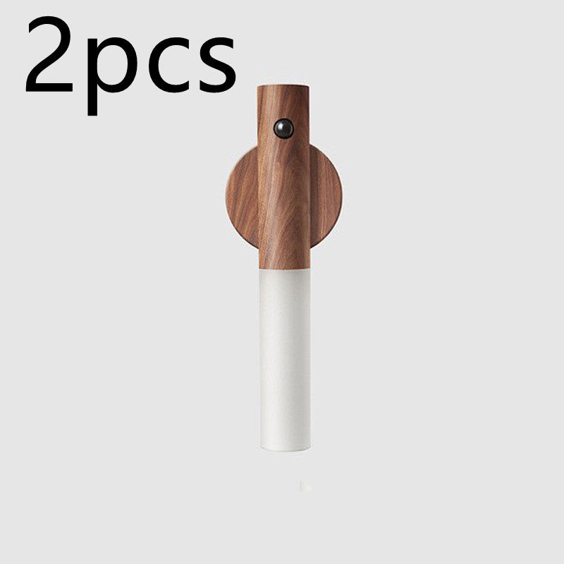 Wooden and white wall hook on a light gray background with '2pcs' text.