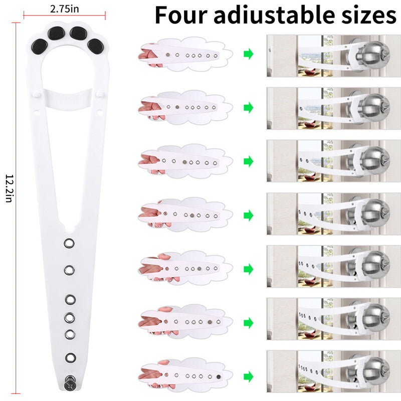 Foot-shaped tool with adjustable sizes and measurements displayed.